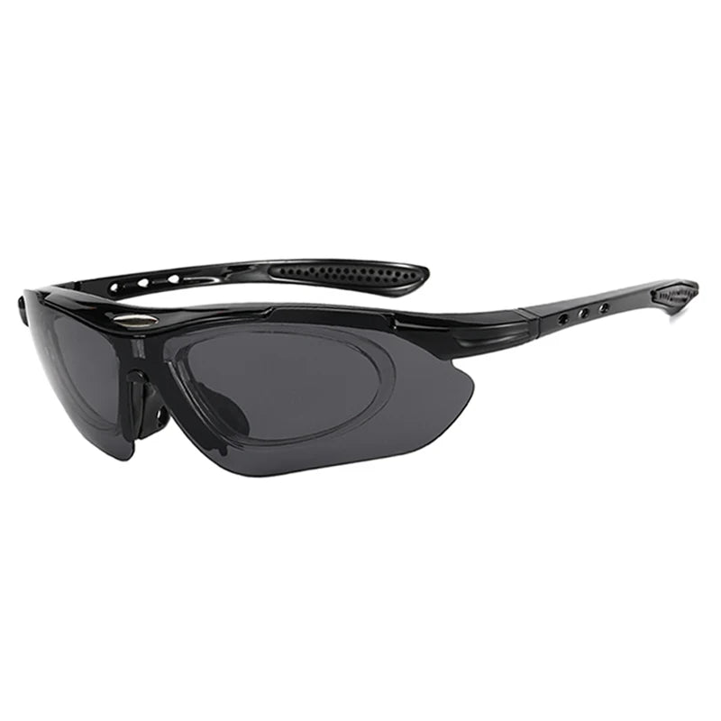 Men Women UV400 Riding Racing Cycling Eyewear Outdoor Anti-glare Mountain Road Bike Sunglasses Dustproof XC MTB Bicycle Glasses - GilloServ