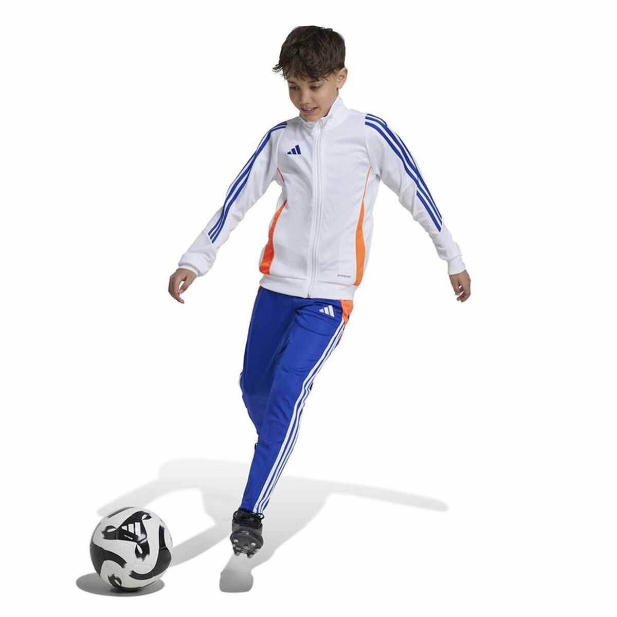 Long Sports Trousers Adidas Tiro24 Training Slim Blue - GilloServ