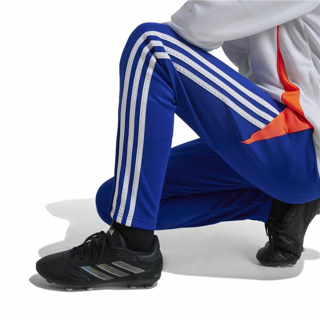Long Sports Trousers Adidas Tiro24 Training Slim Blue - GilloServ