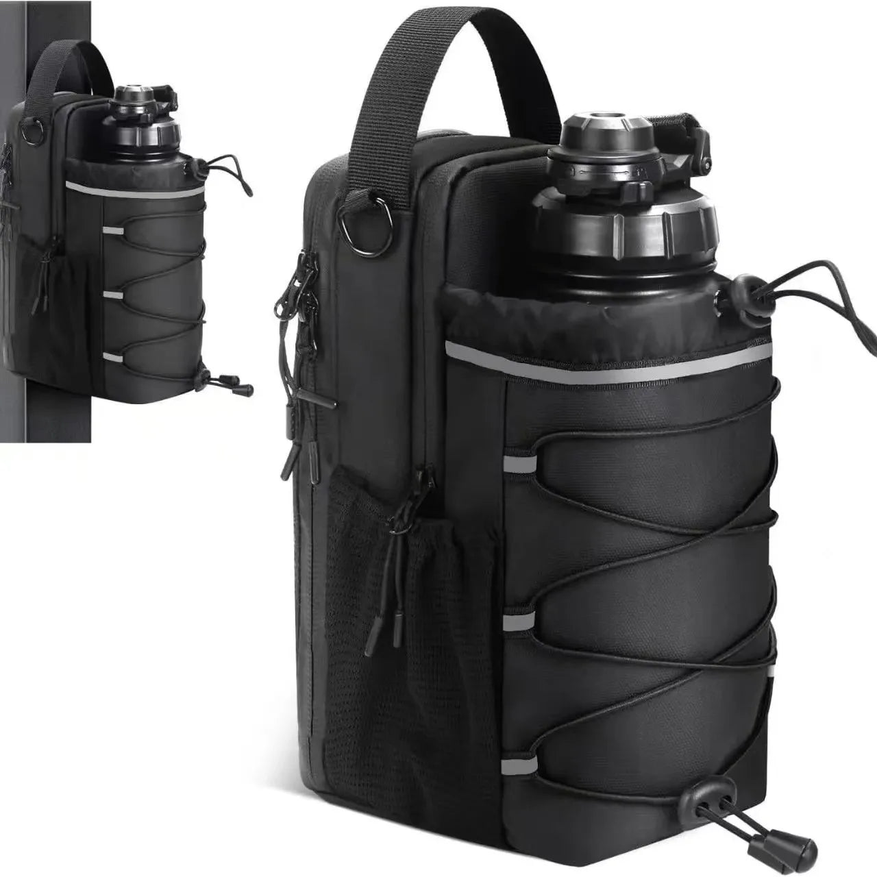 Magnetic Water Bottle//Bag Adjustable//Large Capacity Gym Bottle - GilloServ