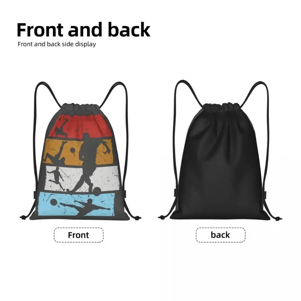 Custom Soccer Retro Football Drawstring Bag for Training - GilloServ