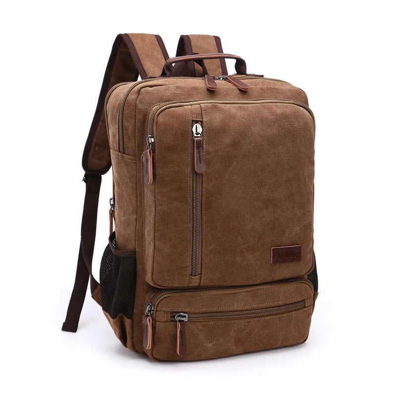 Vintage Canvas Backpack Men Large Capacity Travel - GilloServ