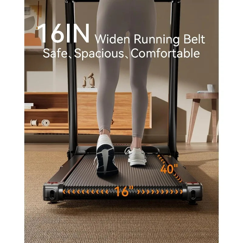 Treadmill with Incline, Treadmills for Home, 0-15% Auto Incline, 3.0HP Folding Treadmills for Running Walking - GilloServ