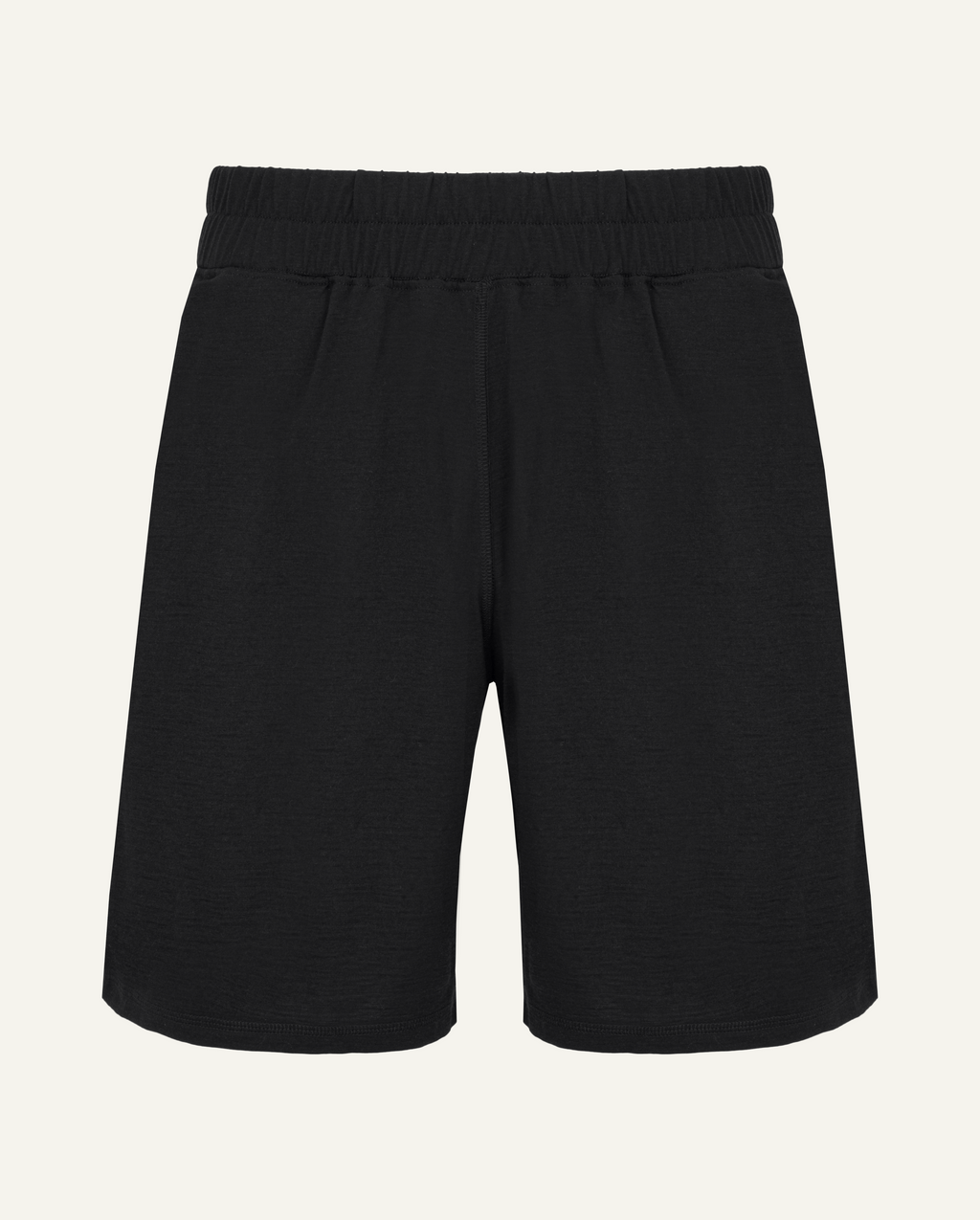 Men's Merino Wool Sports Shorts - Black - GilloServ