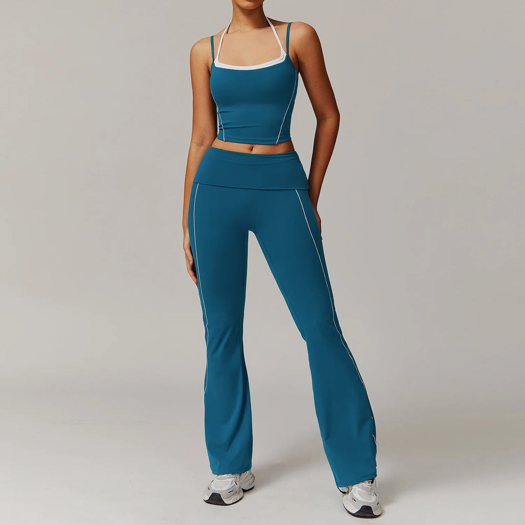 Women's Tracksuit 2PCS Fitness Suit Yoga Sets Sportswear - GilloServ