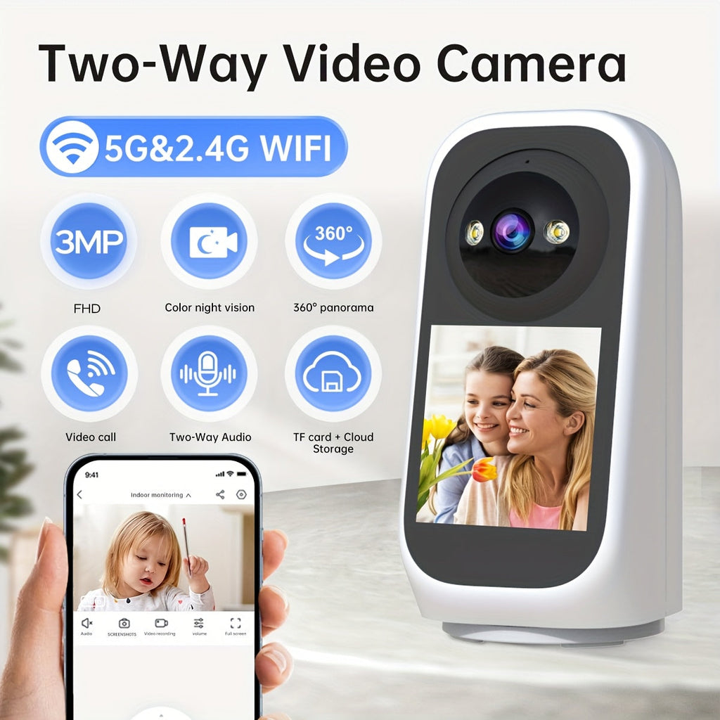 Indoor 3MP PTZ WiFi Surveillance Camera - GilloServ