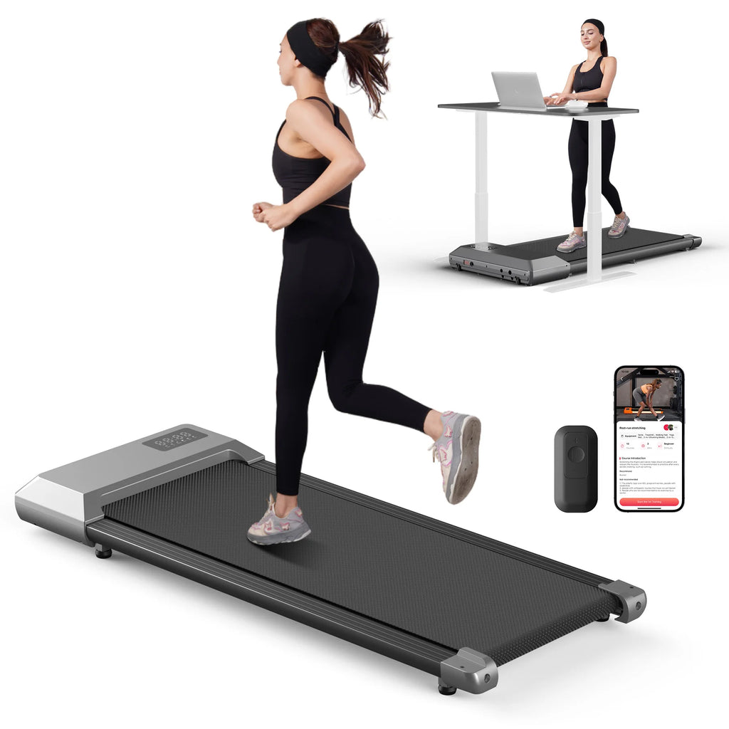 300lbs Treadmill for Home 2.5HP Treadmills Walking Pad LCD Digital Data Display - GilloServ