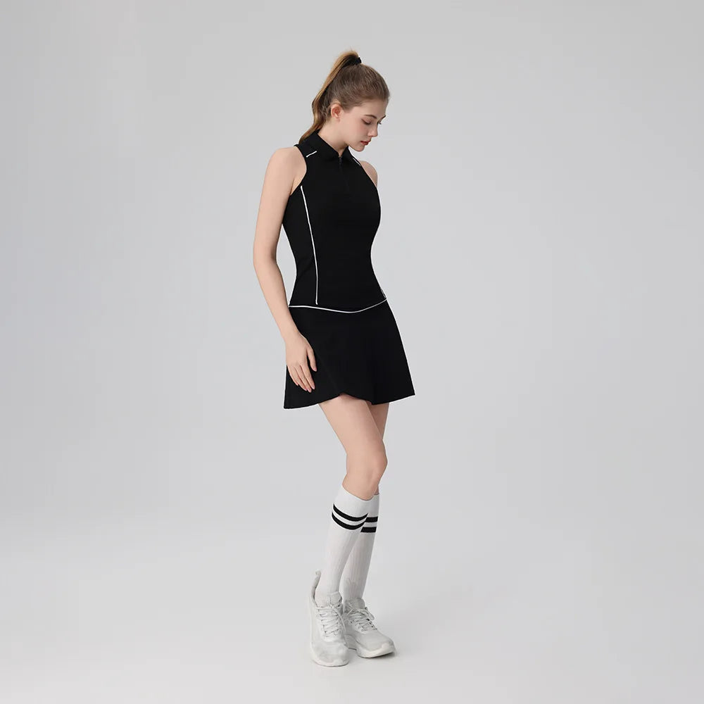High Quality 2 PCS Tennis Skirt Short Sports Suit Breathable Quick Dry/Yoga/Golf/Gym Sportswear - GilloServ