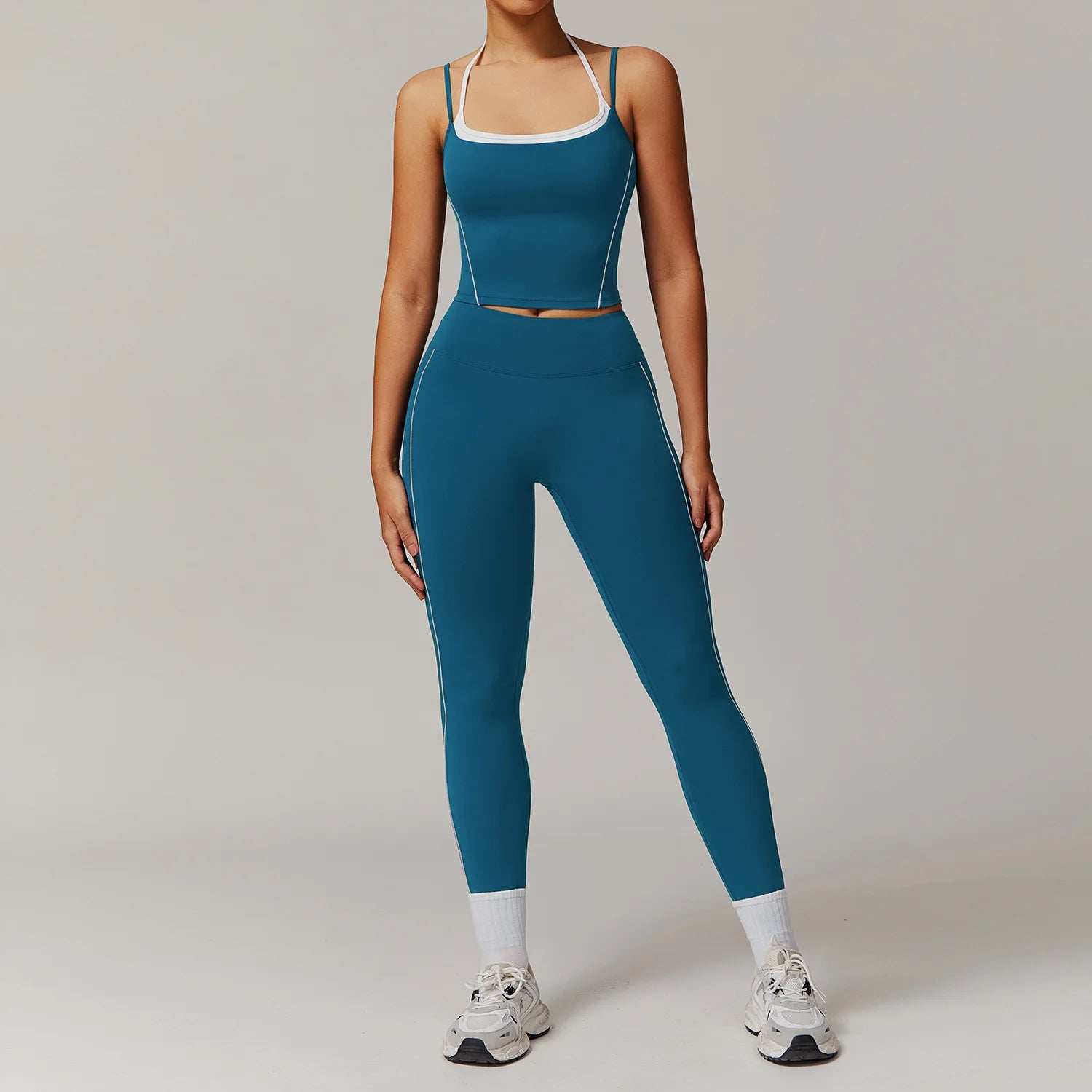 Women's Tracksuit 2PCS Fitness Suit Yoga Sets Sportswear - GilloServ