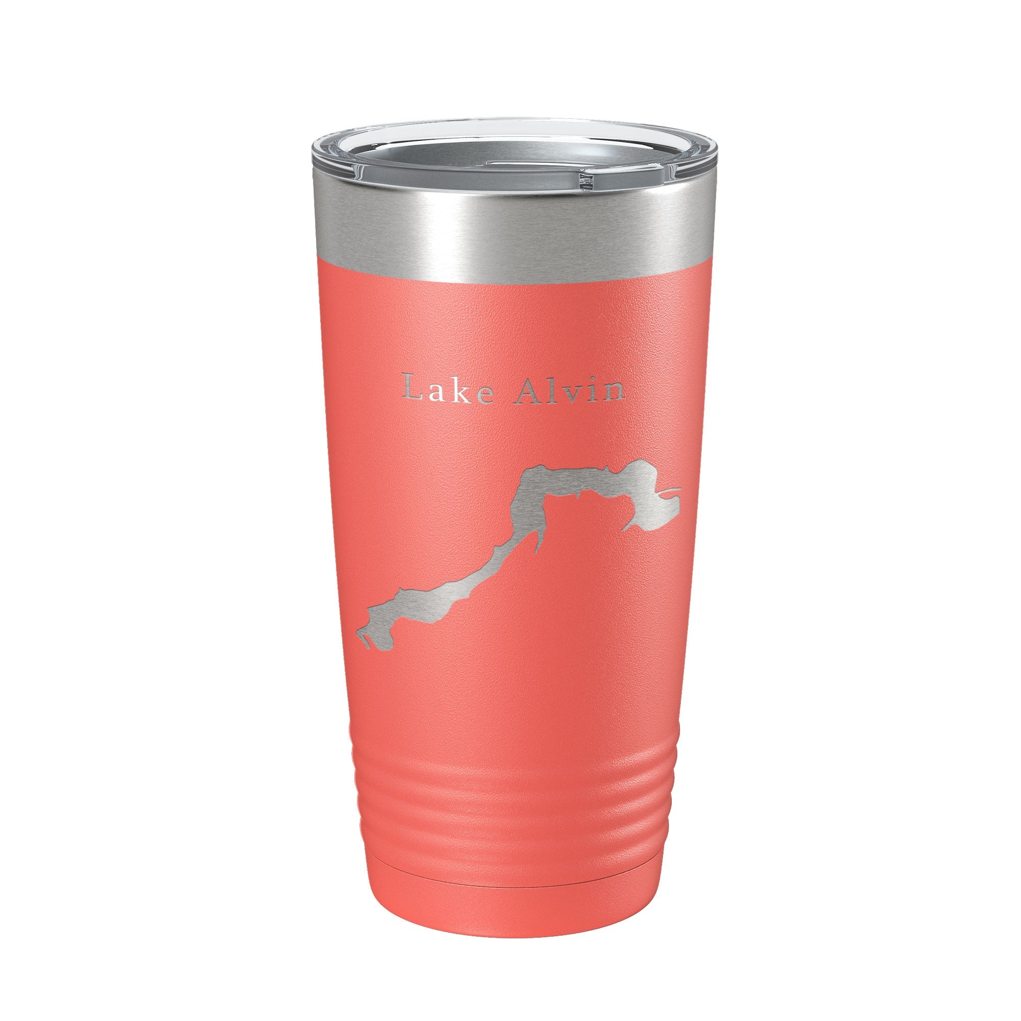 Lake Alvin Map Tumbler Travel Mug Insulated Laser Engraved Coffee Cup South Dakota 20 oz-20