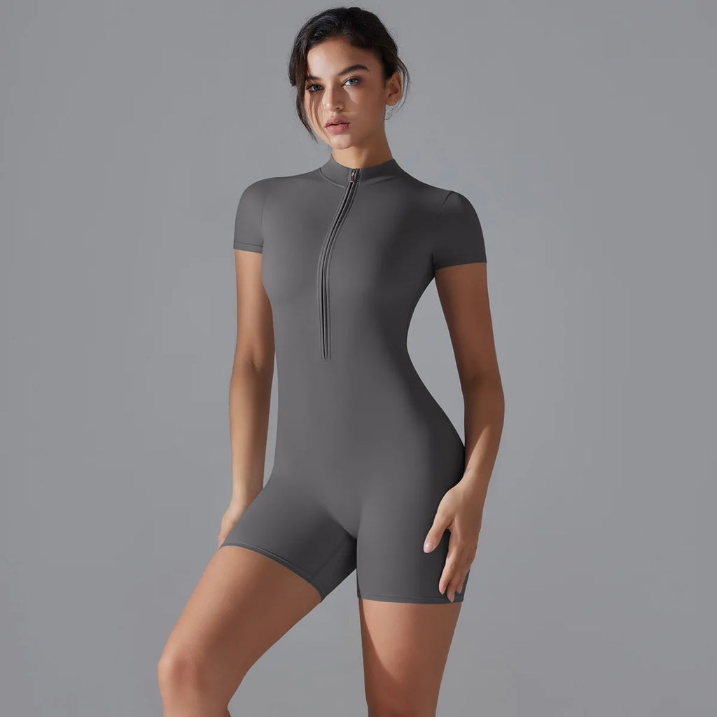 Breathable Quick Drying Exercise Set, One-piece Stand Up Yoga Sui - GilloServ