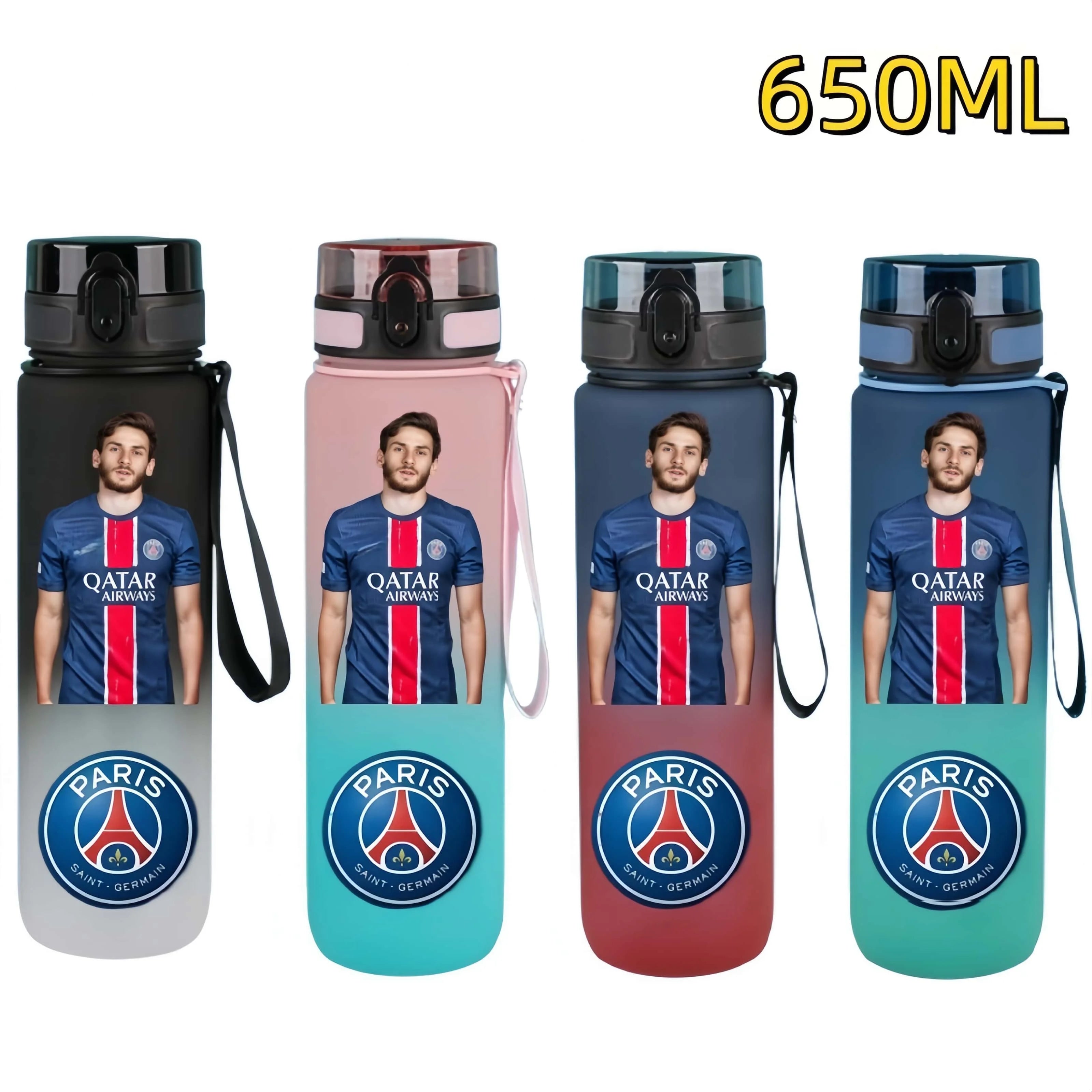 650mls. Champion Team Football Star Water Cup Sports Fitness - GilloServ