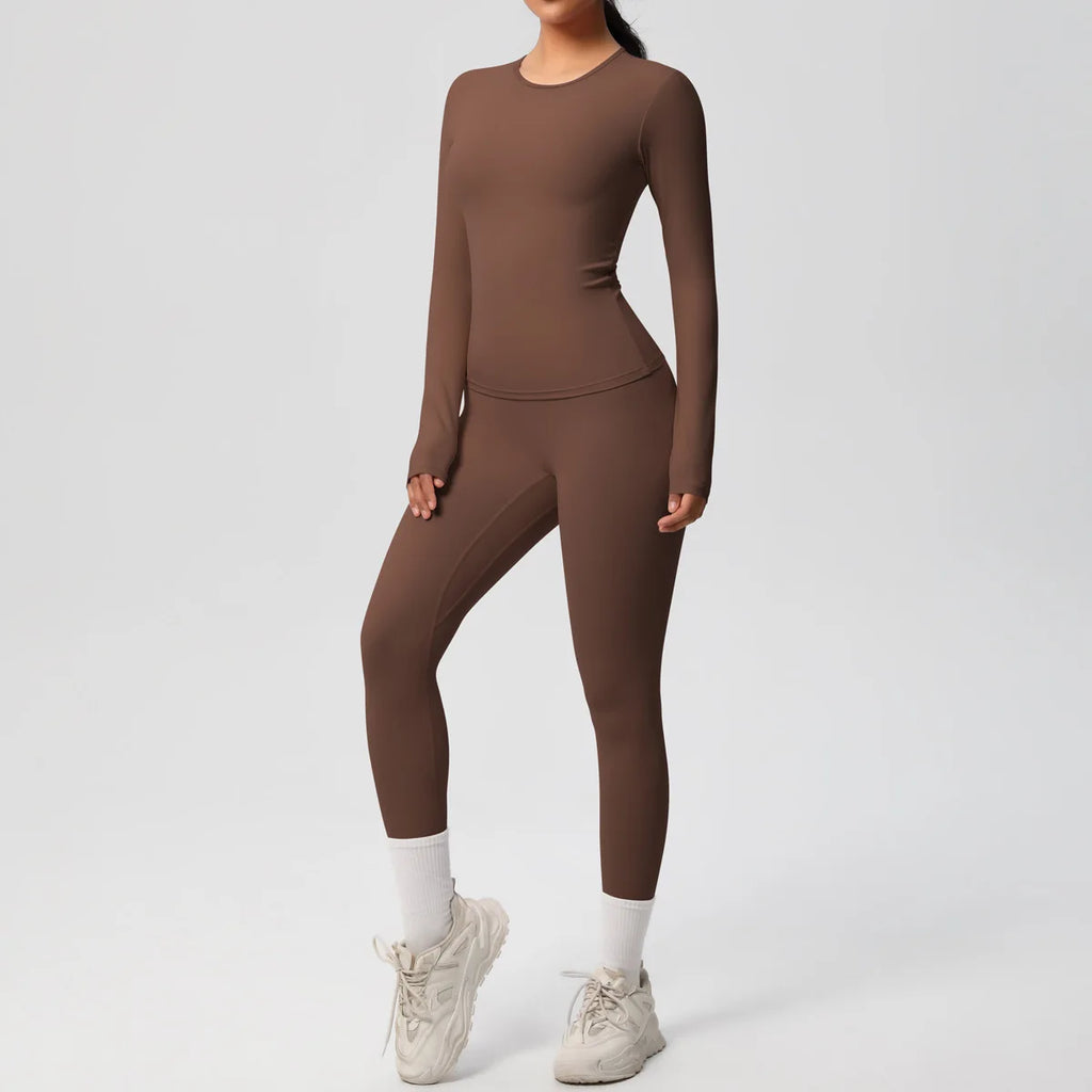 New Tracksuit 2 Pieces Yoga Suit Sports Set Sportswear Gym Set - GilloServ