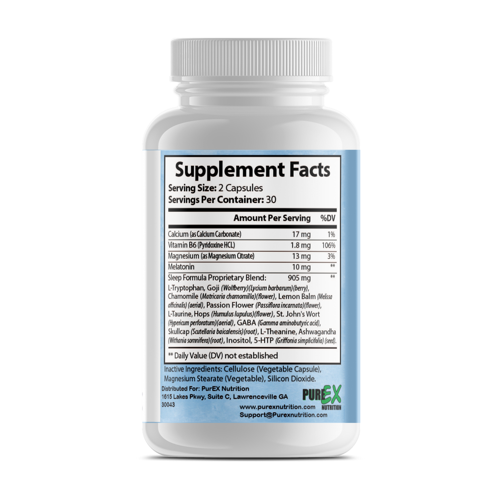 Pure Sleep All Natural Sleep Support For Deep Restful Sleep