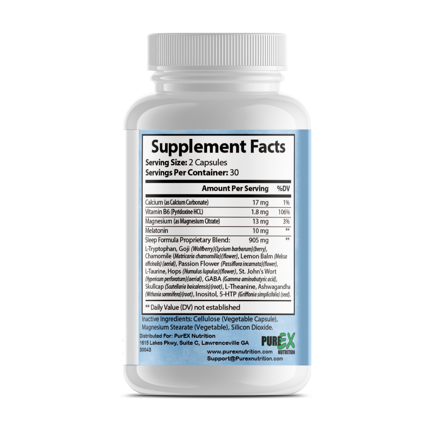 Pure Sleep All Natural Sleep Support For Deep Restful Sleep
