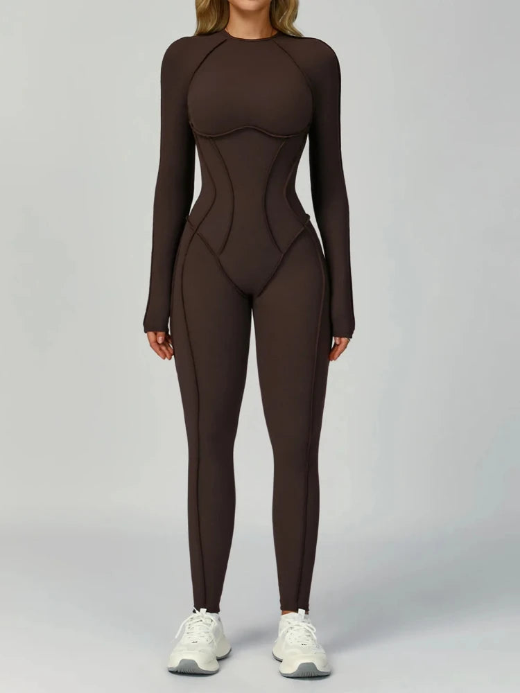 Women Yoga Suit Beautiful Back Hollow Out One Piece Sport Fitness Clothing Cotton Comfortable Activewear Stretchy Gym - GilloServ