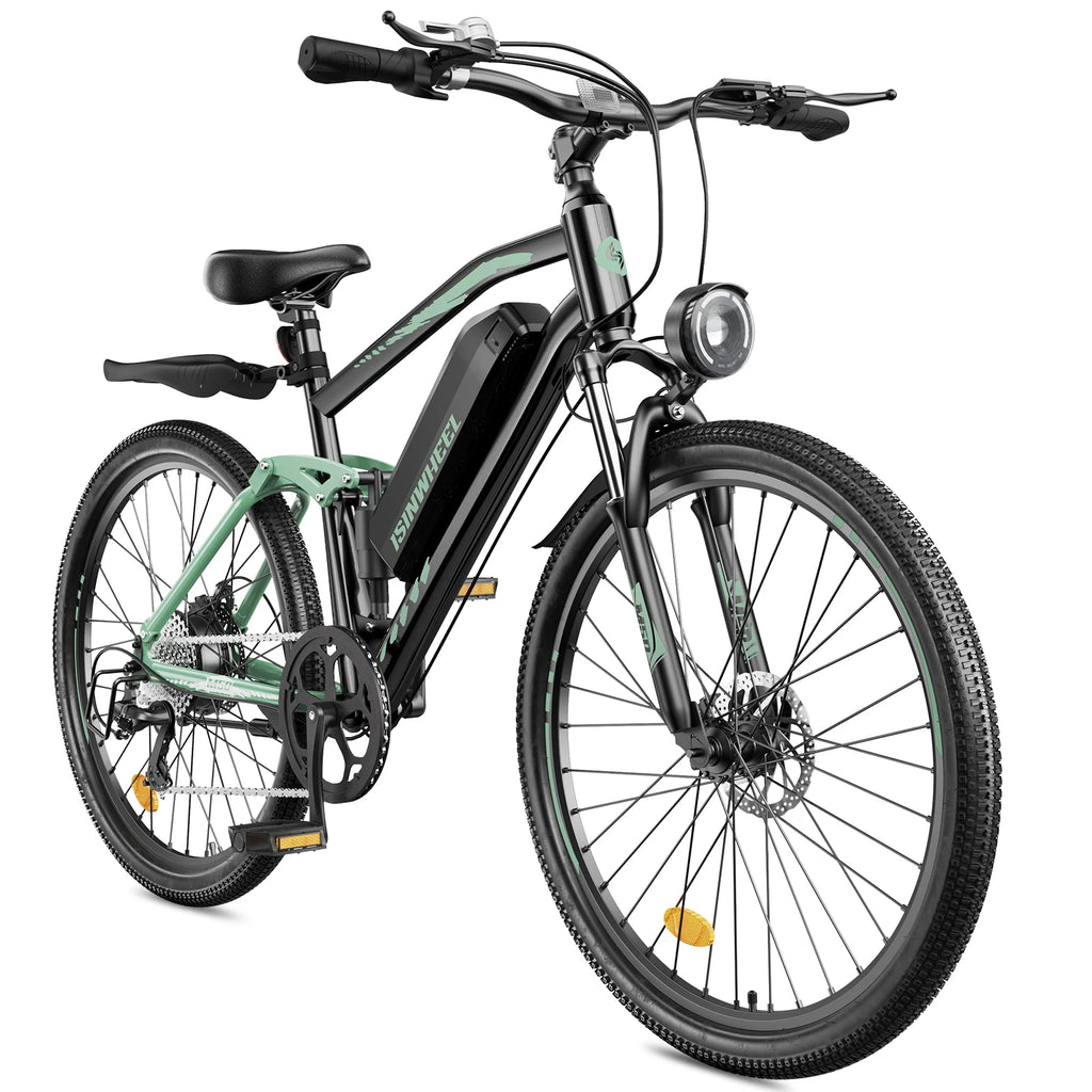 Isinwheel M50 Dual suspension E-bike For Adult 36V 13Ah Battery 500W Motor  27.5 Inch Tires City Electric bicycle - GilloServ
