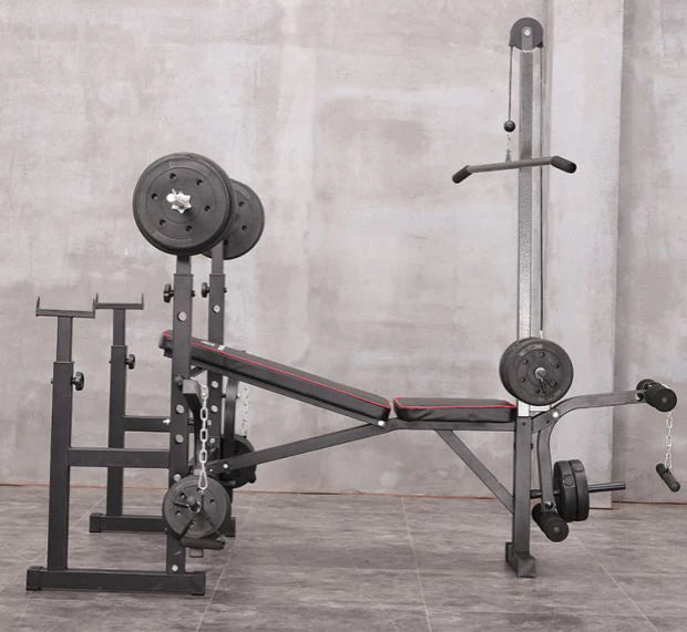 Multi-Function Barbell Weight Lifting Power Rack - GilloServ