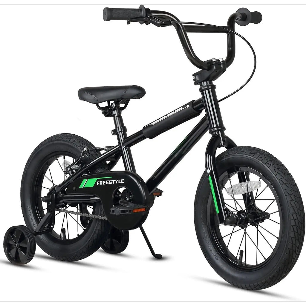 12 14 16 18 Inch Kids Bike BMX Style Bicycle with Training Wheels Coaster Brake - GilloServ
