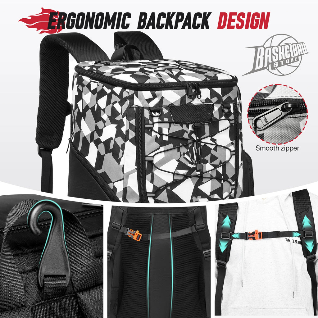 Sports Training Equipment & Shoes Compartment Gym Backpack - GilloServ