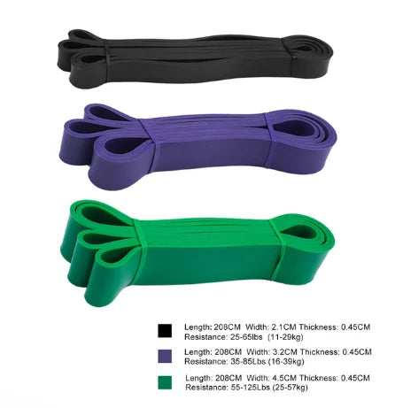 Unisex Fitness 208cm Rubber Resistance Yoga Band Pilates - GilloServ