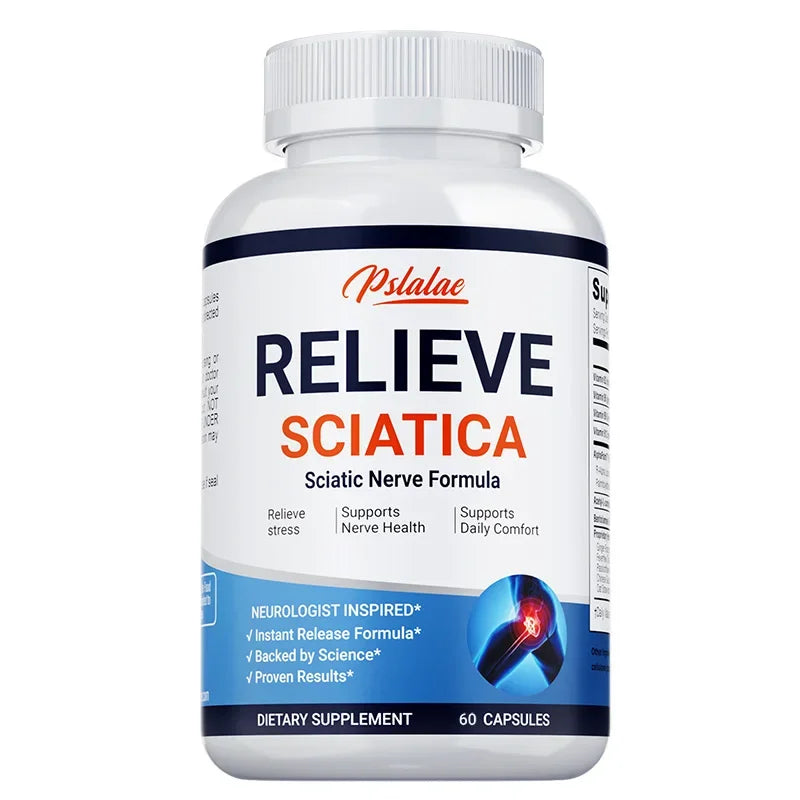 Relieve Sciatica - Relieve Pain, Improve Flexibility, Support Nerve and Joint Health, Relax Muscles - GilloServ