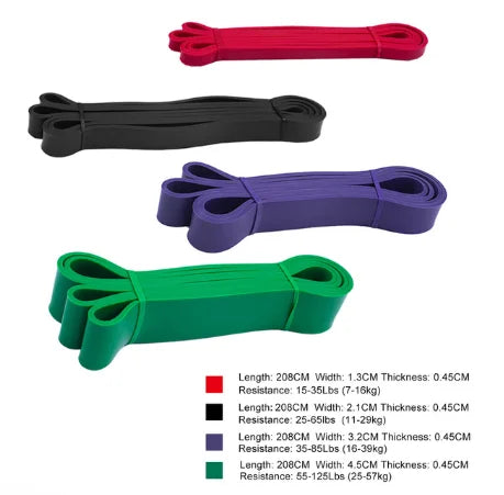 Unisex Fitness 208cm Rubber Resistance Yoga Band Pilates - GilloServ