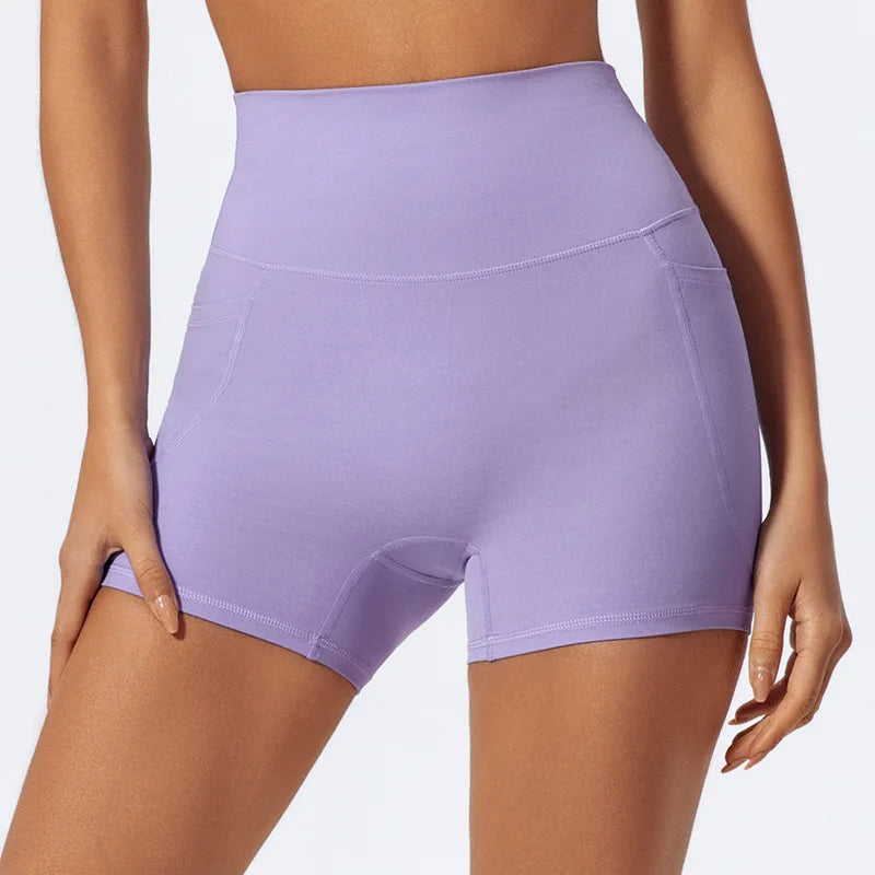 LezyanXR Yoga Leggings Quad Pants Moisture Wicking Quick Drying Breathable Fitness Sports Gym Workout Clothes Shorts for Women - GilloServ