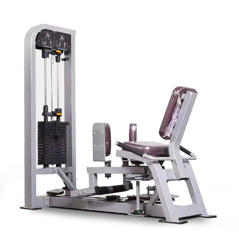Heavy Duty Pin-Loaded Abductor & Adductor Machine Hip Training Gym Fitness Equipment - GilloServ
