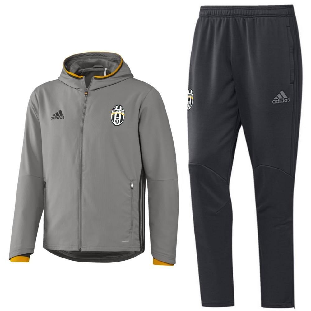 Juventus Grey Presentation Soccer Tracksuit - GilloServ