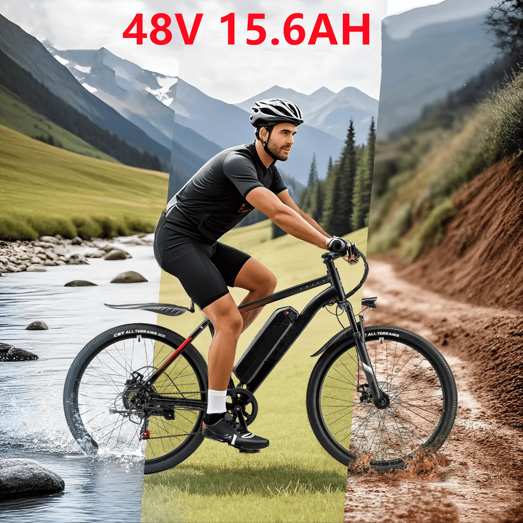 Electric Motorcycles Mountain Bike Bicycle 500W 15.6Ah/12.5Ah/10Ah Battery - GilloServ