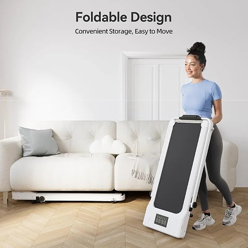 Hot Walking Pad Treadmill with 9% Incline Under-Desk for Home/Office 37.4inch Belt LCD Display Portable Foldable Safety Armrest - GilloServ