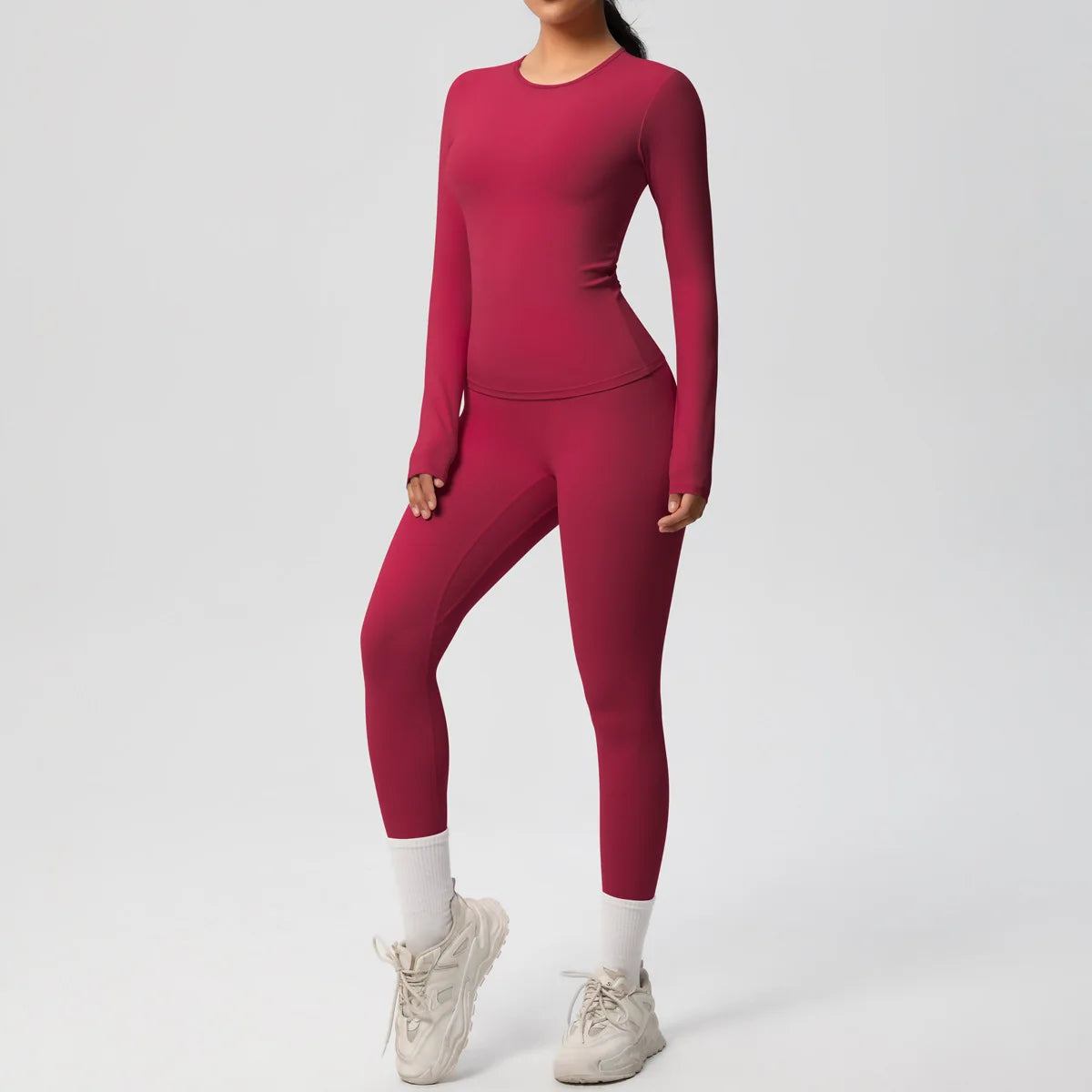New Tracksuit 2 Pieces Yoga Suit Sports Set Sportswear Gym Set - GilloServ