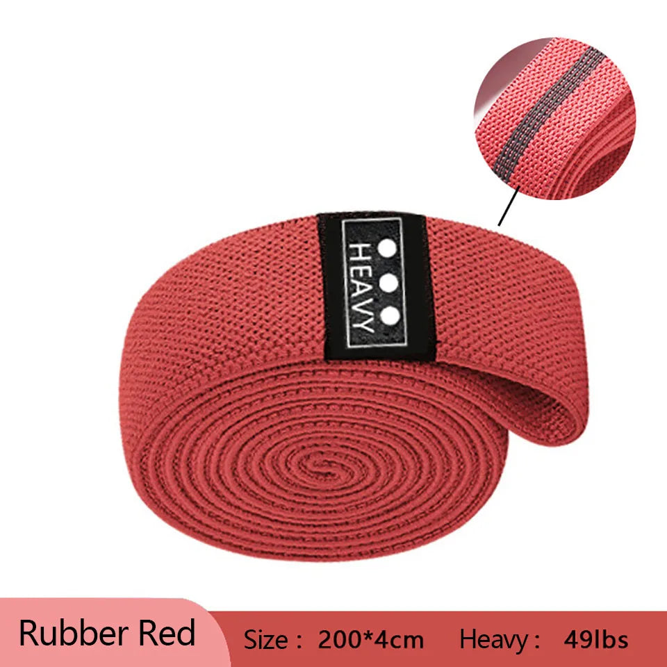 1Pcs Resistance Band Yoga Pilates Fitness Elastic Band Bodybuilding Sports - GilloServ