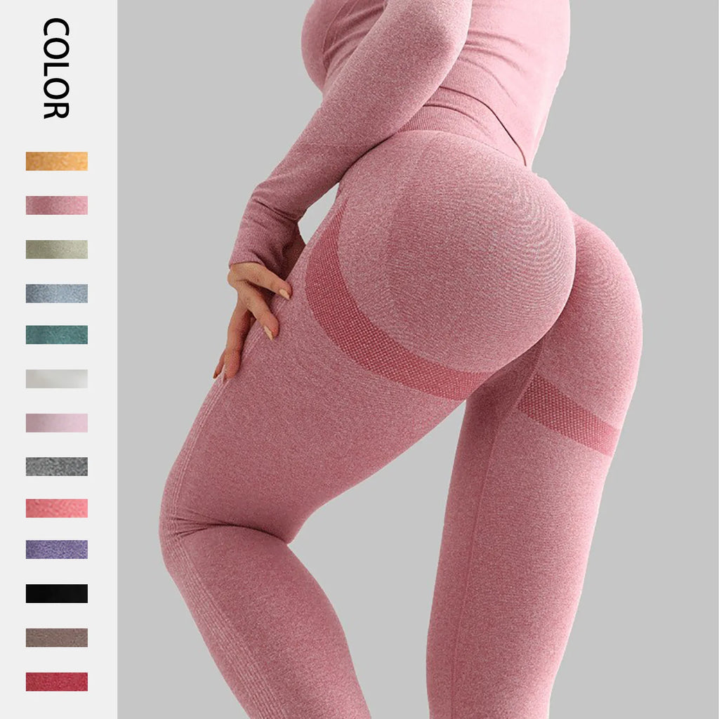 Yoga Leggings High Waist Exercise Sports Trousers - GilloServ