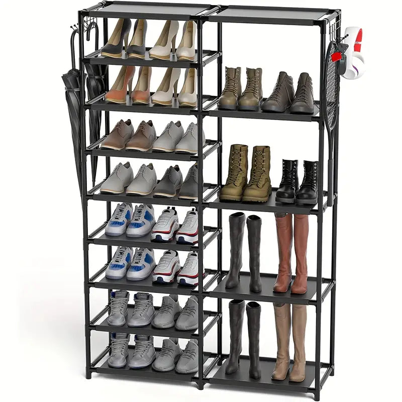From sneakers to stilettos, this 9-tier Shoe Rack has room for all - GilloServ
