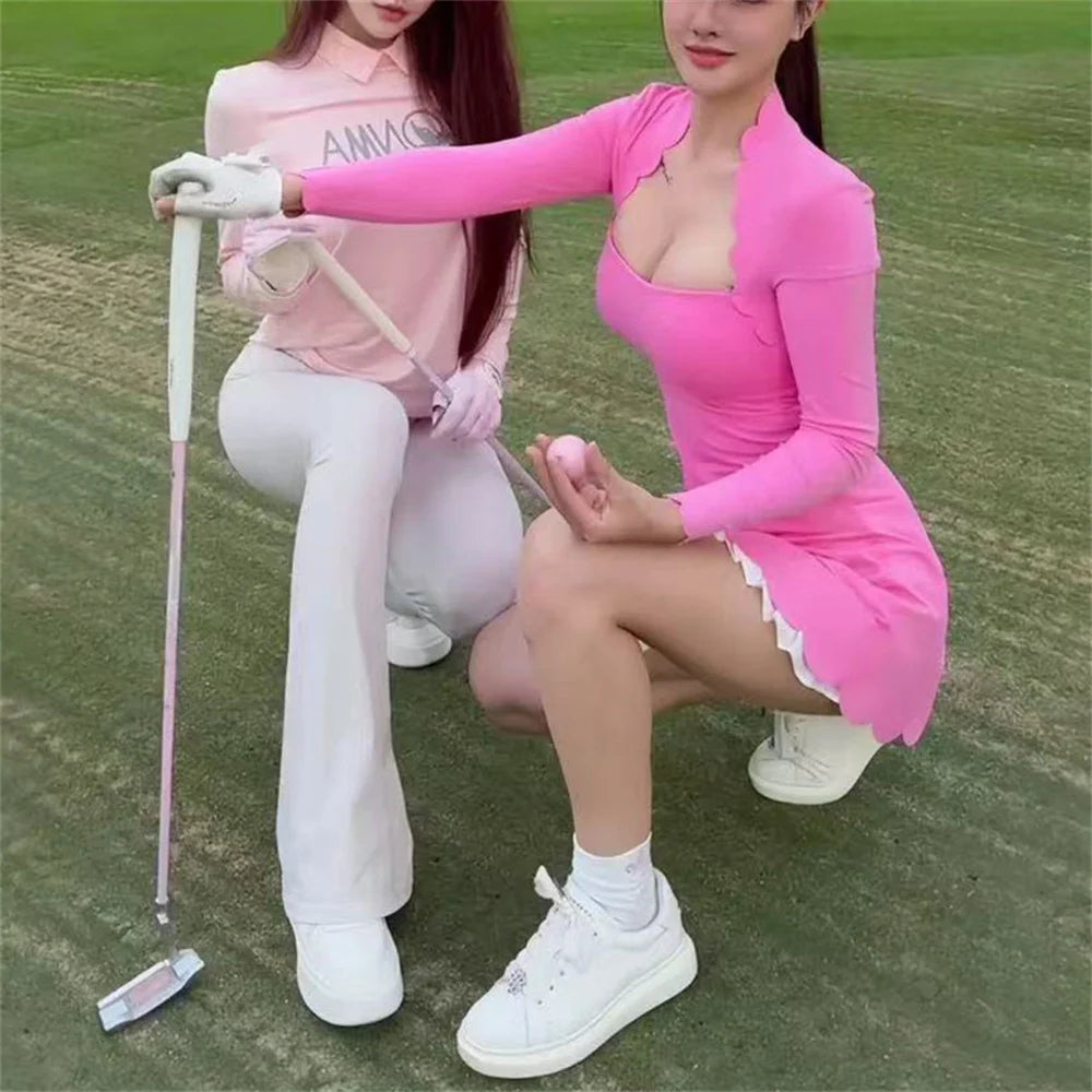 Pad Yoga Set Clothes Women Long Sleeve Tennis Anti Shorts - GilloServ