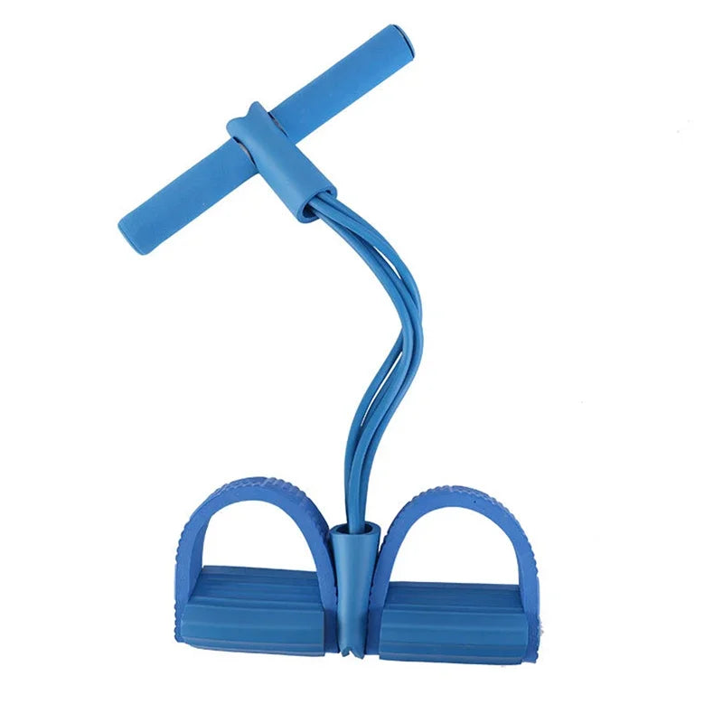 4 Tube Fitness Resistance Bands Latex Pedal Exercise - GilloServ