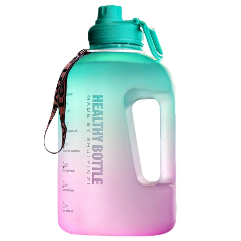2.2Liters Large Capacity Cup//Fitness Gallon Straw Big Water Bottle - GilloServ