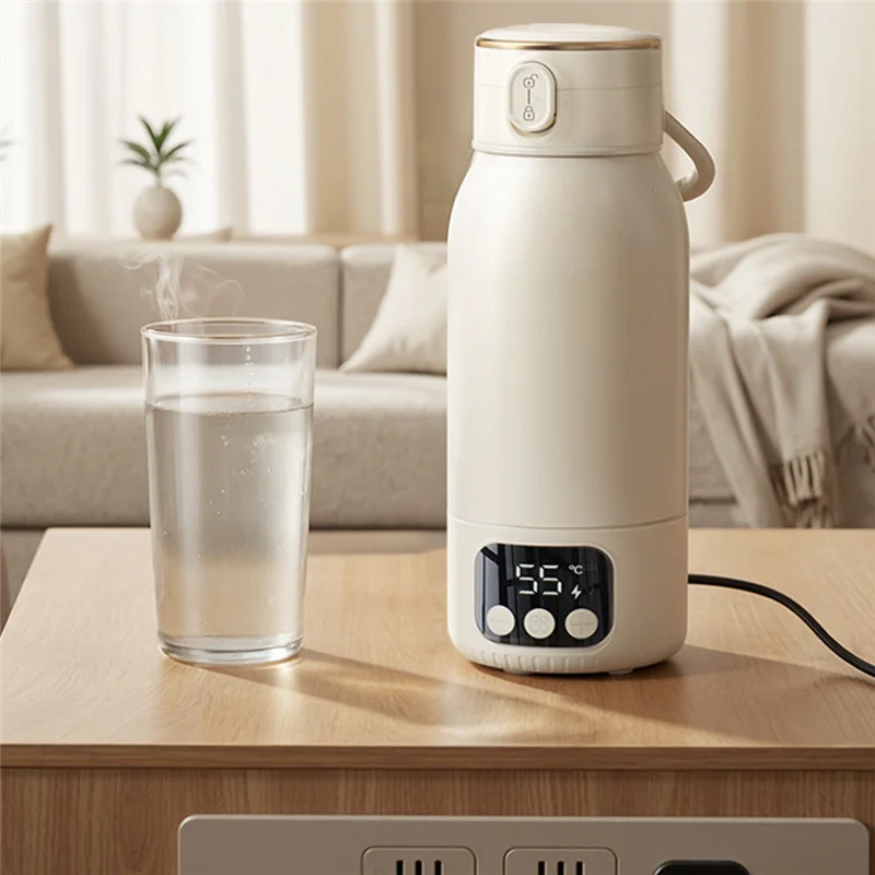 Wireless Boiling Water 35-100℃ Baby Milk Warmer Portable Bottle - GilloServ