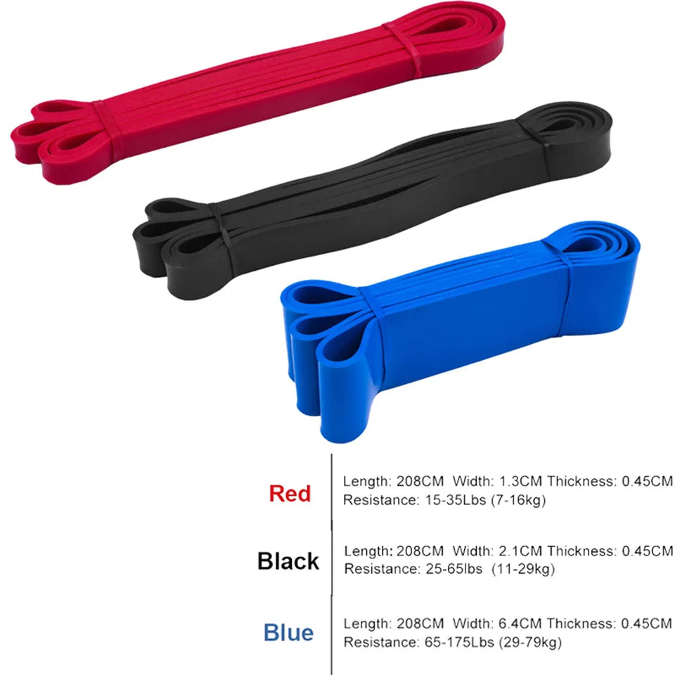 Unisex Fitness 208cm Rubber Resistance Yoga Band Pilates - GilloServ