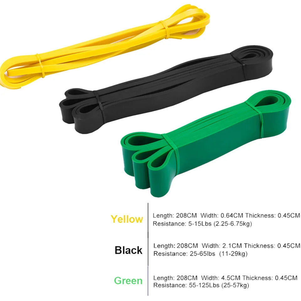 Unisex Fitness 208cm Rubber Resistance Yoga Band Pilates - GilloServ