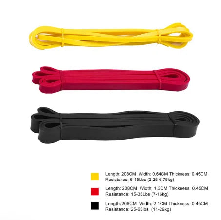 Unisex Fitness 208cm Rubber Resistance Yoga Band Pilates - GilloServ
