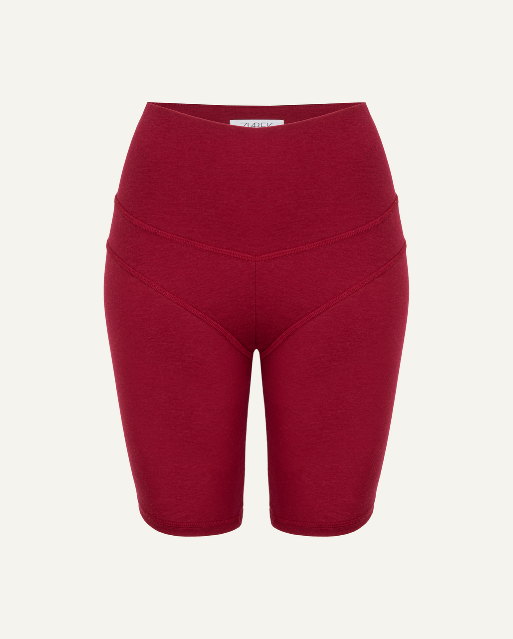 Women's Lyocell/Wool Sports Shorts - Burgundy - GilloServ