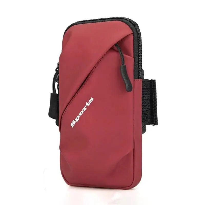 Running Phone Holder Jogging Bags for iPhone Samsung Universal Waterproof PU Sports Armband Phones Arm Bag Running Accessory - GilloServ