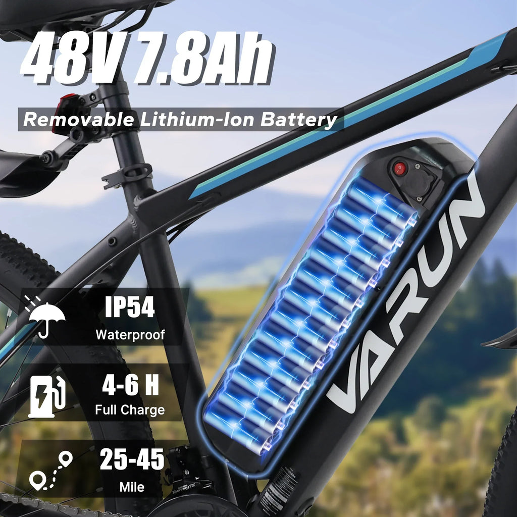 M26-2 Adult E-Mountain Bike 250W 48V13AH Urban commuting Electric Bicycle 27.5" Fat Tire E Bike - GilloServ