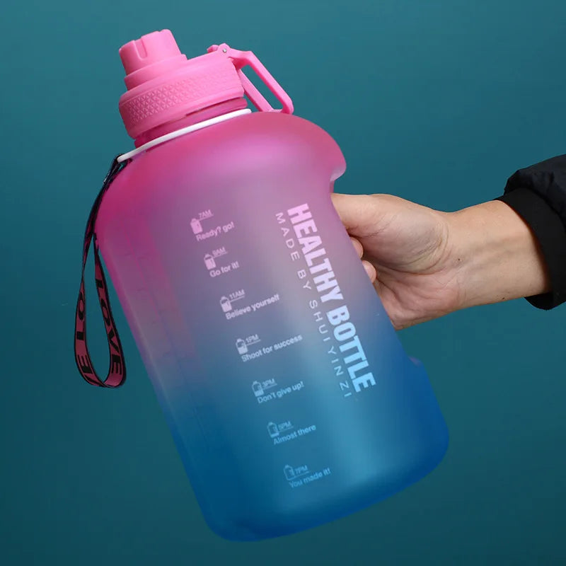 2.2Liters Large Capacity Cup//Fitness Gallon Straw Big Water Bottle - GilloServ
