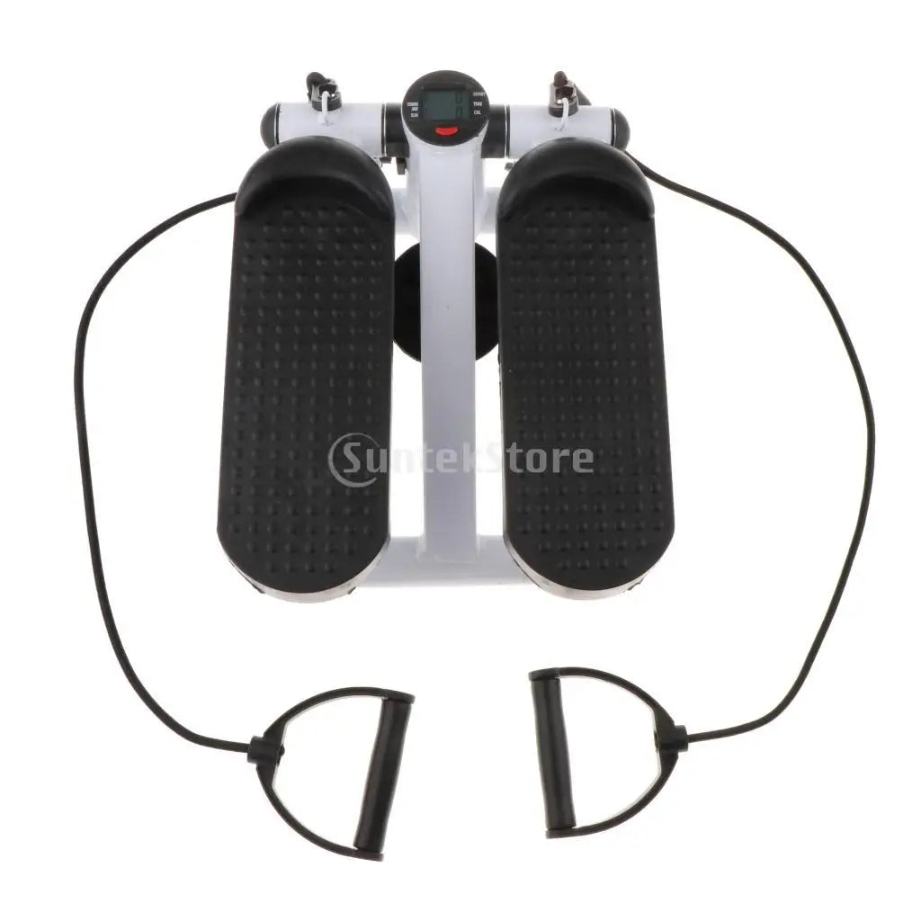 Bicycle Foldable Pedal Stepper Fitness Machine Slimming Treadmill Workout Step Aerobics Home Gym Mini Stepper Exercise Equipment - GilloServ