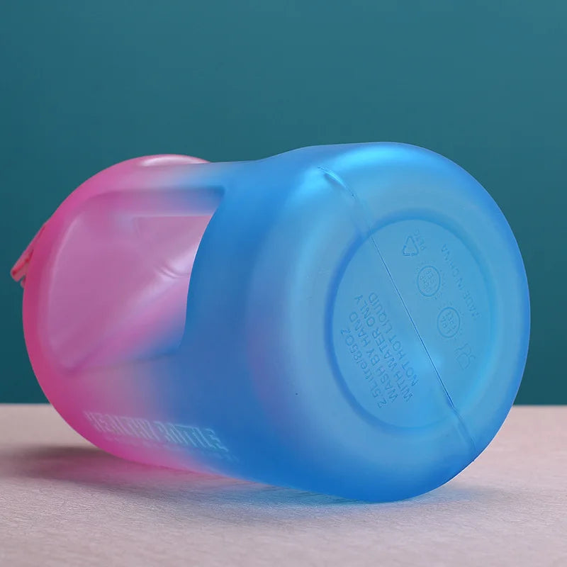 2.2Liters Large Capacity Cup//Fitness Gallon Straw Big Water Bottle - GilloServ