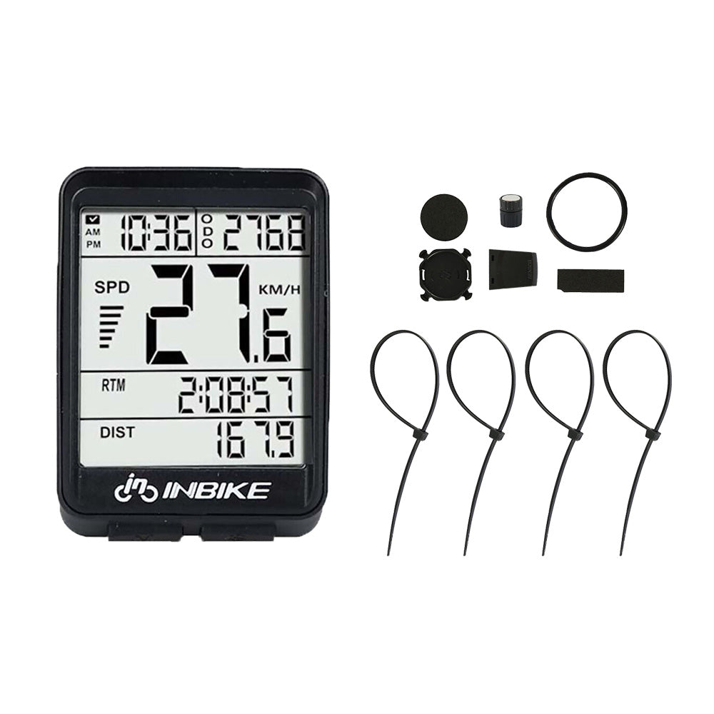 Wireless Mountain Bike Computer LCD Speedometer Odometer Suitable For Bicycle Waterproof - GilloServ
